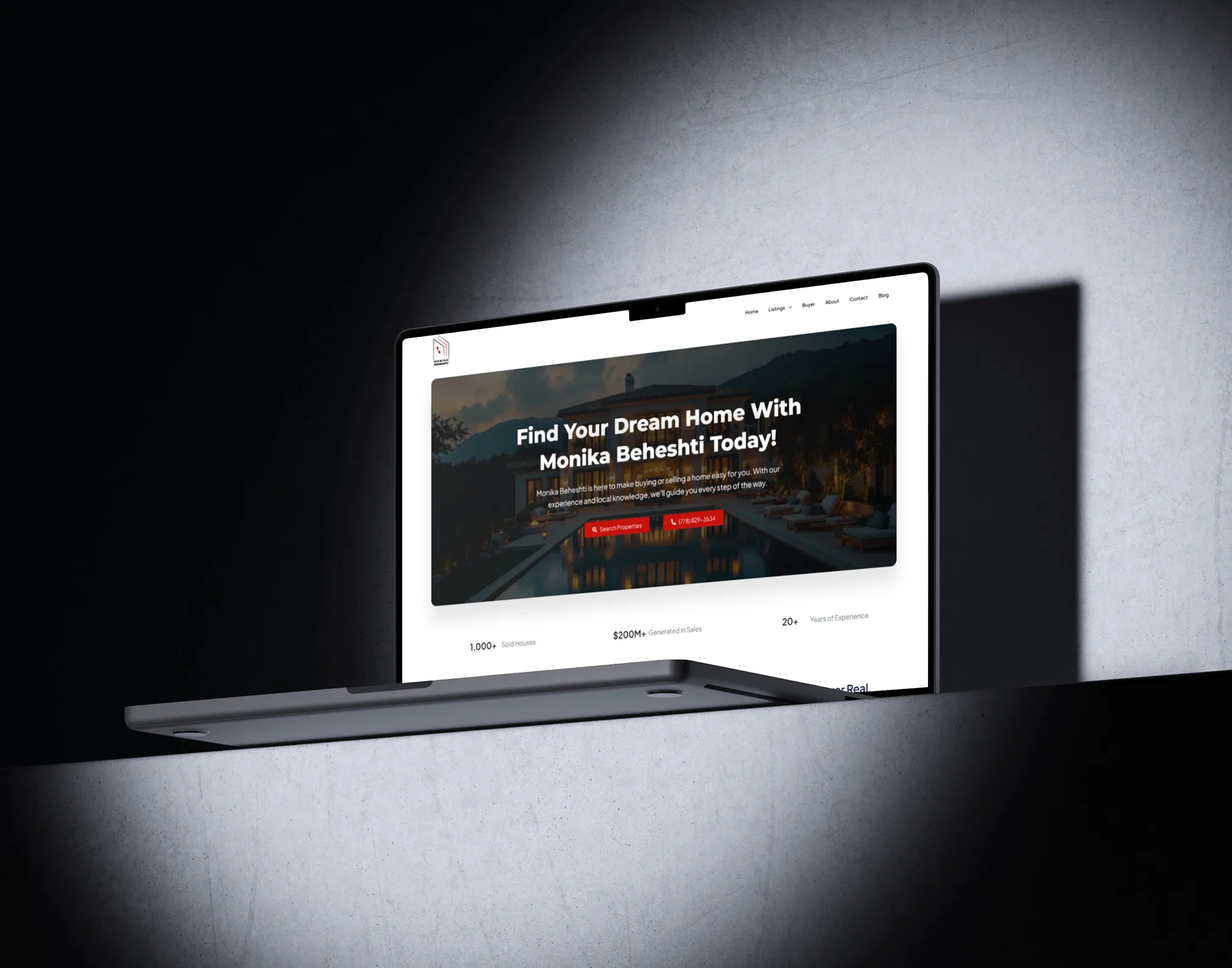 Beheshti Homes Is a WordPress Real Estate Website With MLS Integration